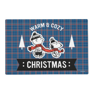 Peanuts Snoopy & Charlie Brown Warm & Cozy Placemat