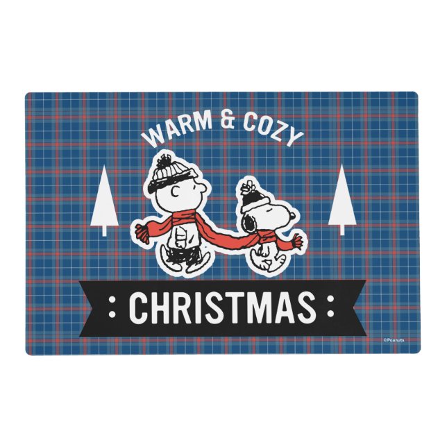 Peanuts | Snoopy & Charlie Brown Warm & Cozy Placemat (Front)