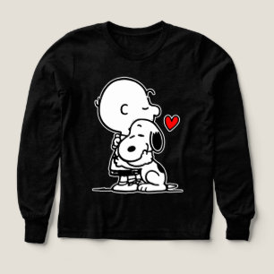 Peanuts Snoopy Charlie Hug Tri-Blend Shirts