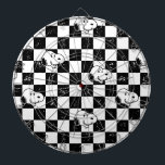 Peanuts | Snoopy Checkered Flag Dart Board<br><div class="desc">Check out this fun Peanuts design featuring Snoopy.</div>