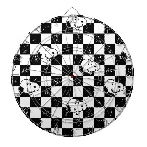 Peanuts  Snoopy Checkered Flag Dart Board