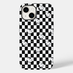 Peanuts Snoopy Checkered Flag iPhone 14 Case