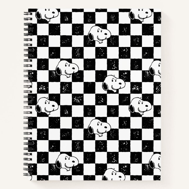 Peanuts | Snoopy Checkered Flag Notebook (Front)