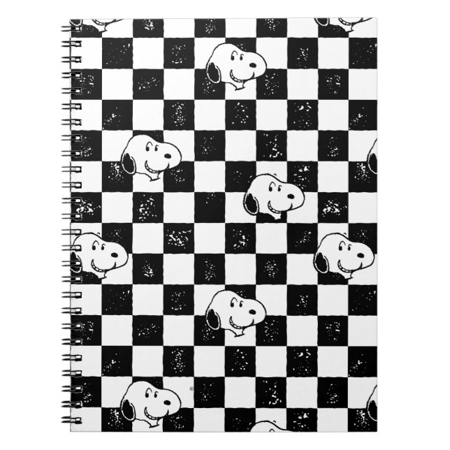 Peanuts | Snoopy Checkered Flag Notebook (Front)