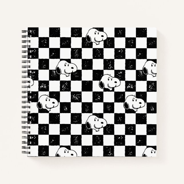 Peanuts | Snoopy Checkered Flag Notebook (Front)