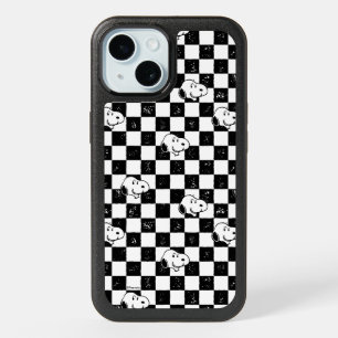 Peanuts   Snoopy Checkered Flag iPhone 15 Case