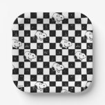 Peanuts | Snoopy Checkered Flag Paper Plates