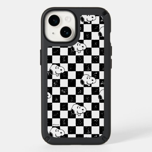 Peanuts  Snoopy Checkered Flag Speck iPhone 14 Case