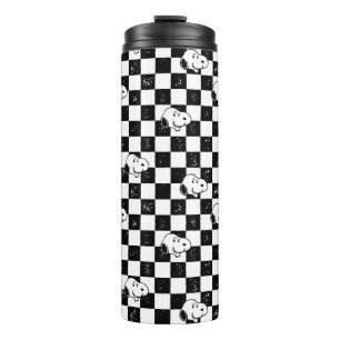 Peanuts Snoopy Checkered Flag Thermal Tumbler