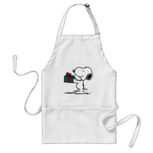 Peanuts Snoopy Christmas Gift Giver Adult Apron
