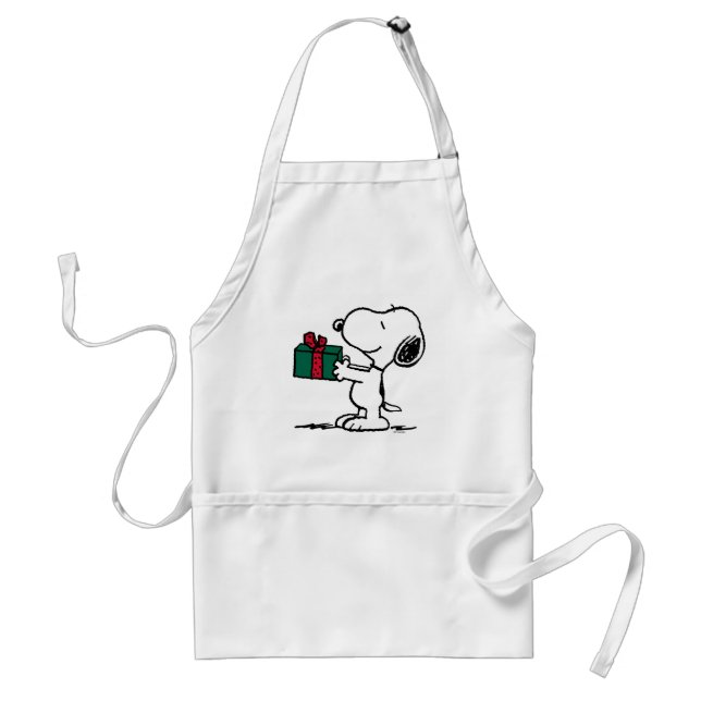 Peanuts | Snoopy Christmas Gift Giver Adult Apron (Front)