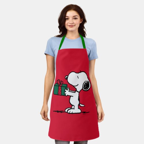 Peanuts  Snoopy Christmas Gift Giver Apron