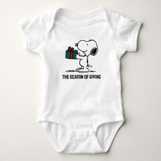 Peanuts | Snoopy Christmas Gift Giver Baby Bodysuit