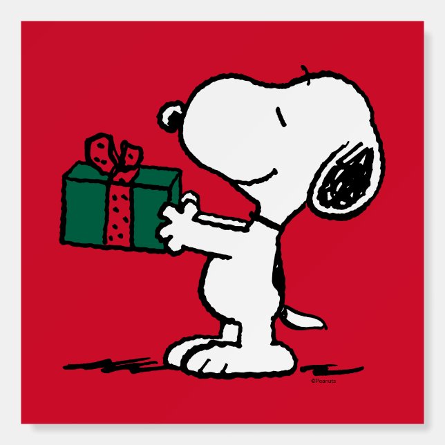 Peanuts | Snoopy Christmas Gift Giver Foam Board (Front)