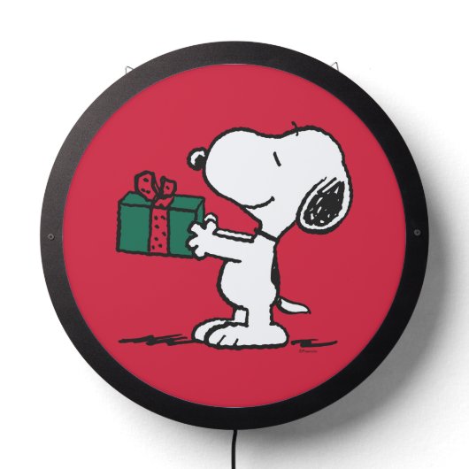 Peanuts | Snoopy Christmas Gift Giver LED Sign (Lights Off)