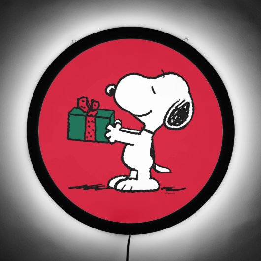 Peanuts | Snoopy Christmas Gift Giver LED Sign (Front)