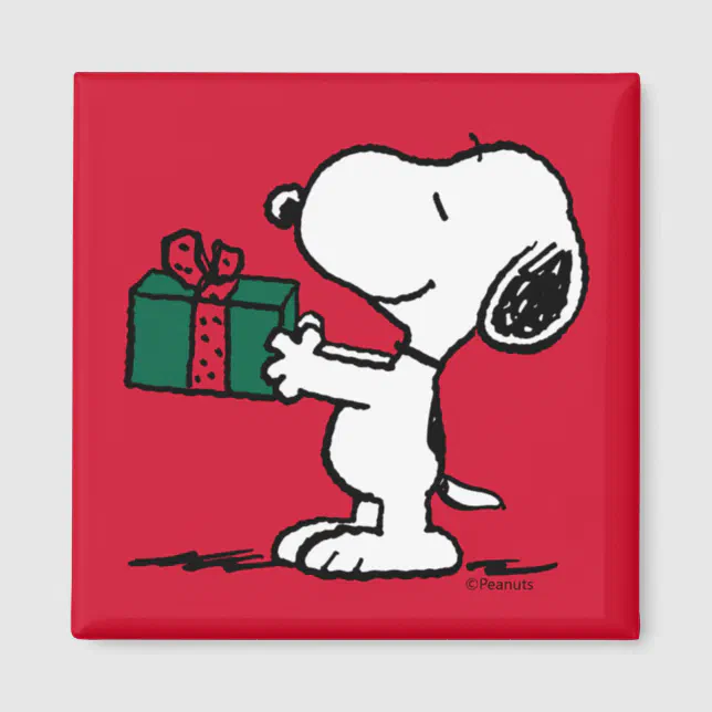 Peanuts | Snoopy Christmas Gift Giver Favor Tags | Zazzle