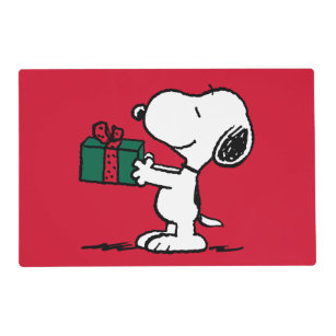 Peanuts   Snoopy Christmas Gift Giver Placemat