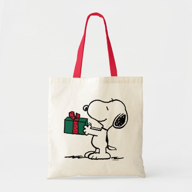Peanuts | Snoopy Christmas Gift Giver Tote Bag (Front)