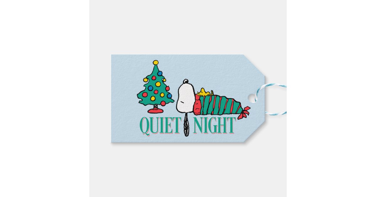 Snoopy Christmas Holiday Gift Tags
