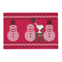 Peanuts | Snoopy Christmas Sweater Snowman Placemat
