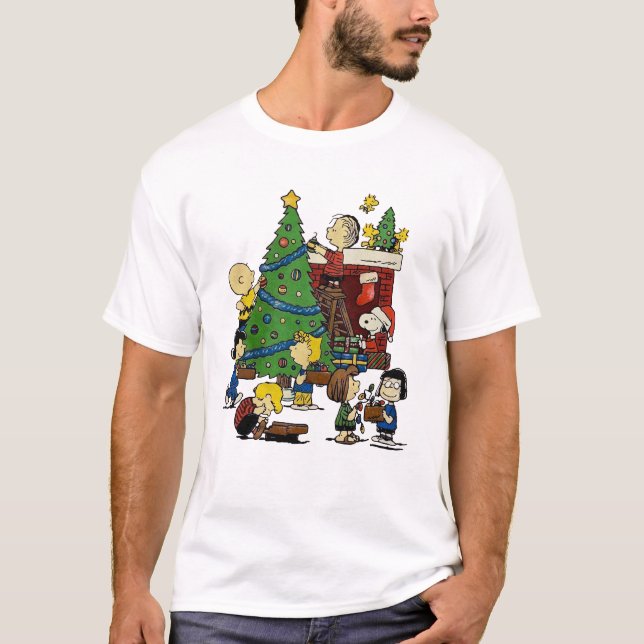 peanuts snoopy christmas T-Shirt (Front)