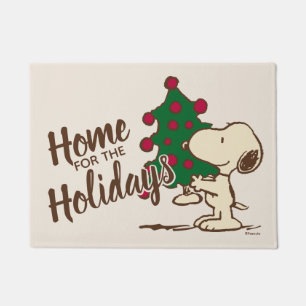 Peanuts   Snoopy Christmas Tree Doormat