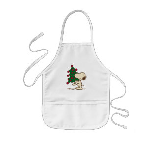 Peanuts   Snoopy Christmas Tree Kids' Apron