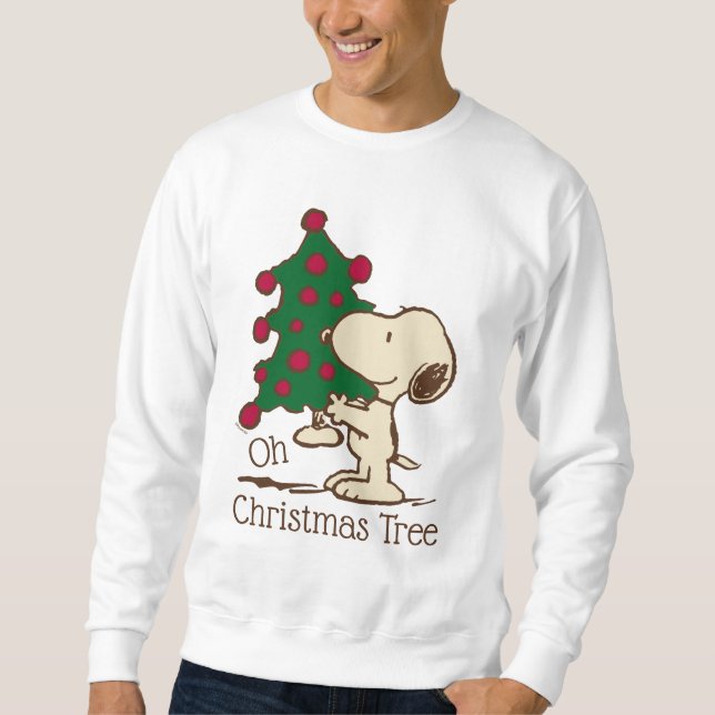 Peanuts | Snoopy Christmas Tree Sweatshirt (Front)