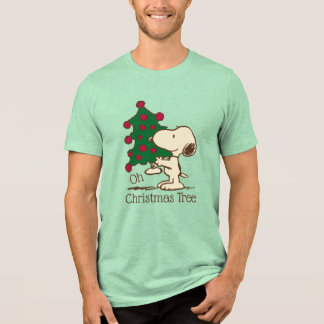 Peanuts | Snoopy Christmas Tree Tri-Blend Shirt