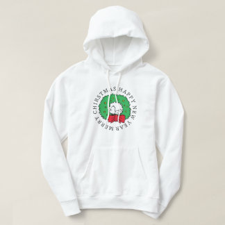 Peanuts | Snoopy Christmas Wreath Hoodie