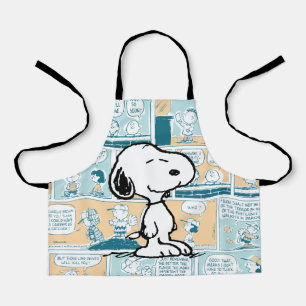 Peanuts Snoopy Comic Pattern Apron