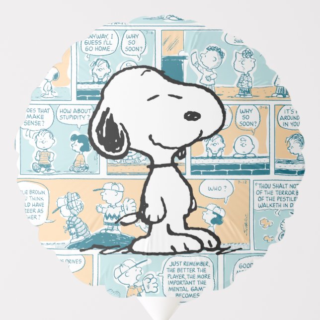 Peanuts | Snoopy Comic Pattern Balloon (Front)