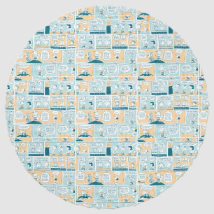 Peanuts Snoopy Comic Pattern Beach Towel