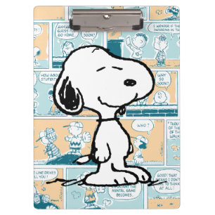 Peanuts   Snoopy Comic Pattern Clipboard