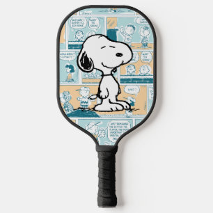 Peanuts Snoopy Comic Pattern Pickleball Paddle