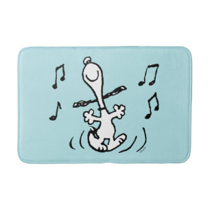 Peanuts   Snoopy Dancing Bath Mat