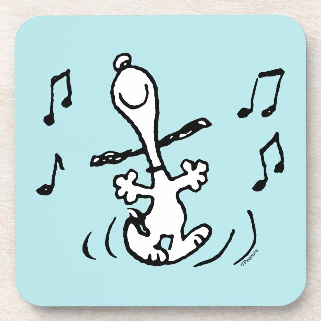 Peanuts | Snoopy Dancing Beverage Coaster (Front)