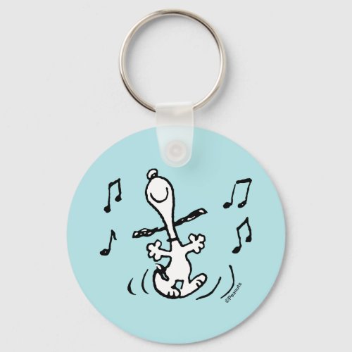 Peanuts  Snoopy Dancing Keychain