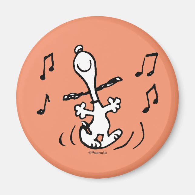 Peanuts | Snoopy Dancing Magnet (Front)