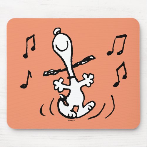 Peanuts  Snoopy Dancing Mouse Pad