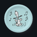 Peanuts | Snoopy Dancing Paper Plates<br><div class="desc">Celebrate your Peanuts-themed party with the Peanuts Snoopy Dancing Paper Plates! Featuring Snoopy in a joyful dancing pose,  these vibrant and playful plates are perfect for serving food and treats at your celebration. Let Snoopy bring extra energy and fun to your party table with these fun and colorful plates.</div>
