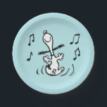Peanuts | Snoopy Dancing Paper Plates<br><div class="desc">Celebrate your Peanuts-themed party with the Peanuts Snoopy Dancing Paper Plates! Featuring Snoopy in a joyful dancing pose,  these vibrant and playful plates are perfect for serving food and treats at your celebration. Let Snoopy bring extra energy and fun to your party table with these fun and colorful plates.</div>