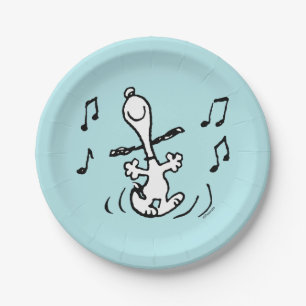 Peanuts   Snoopy Dancing Paper Plates