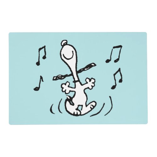 Peanuts  Snoopy Dancing Placemat