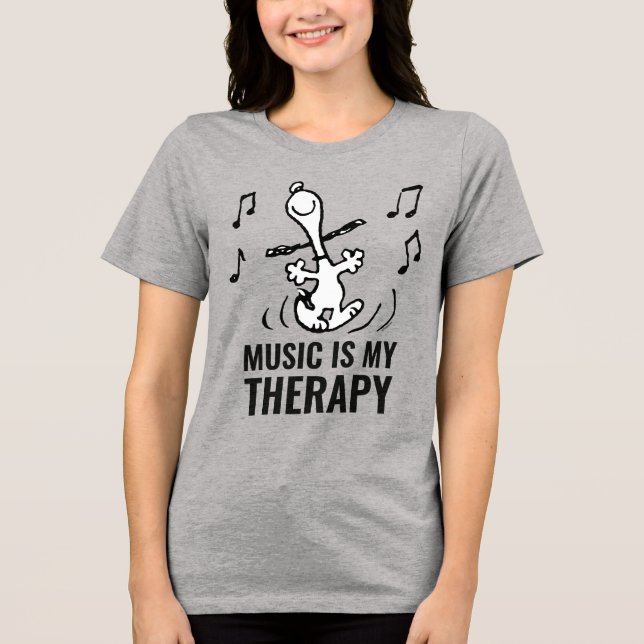 Peanuts | Snoopy Dancing Tri-Blend Shirt (Front)
