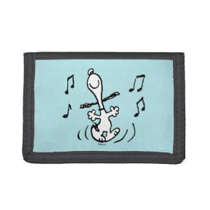 Peanuts Snoopy Dancing Tri-fold Wallet