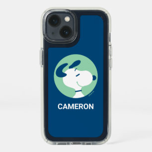 Peanuts   Snoopy Dark Blue Deco   Add Your Name Speck iPhone 13 Case