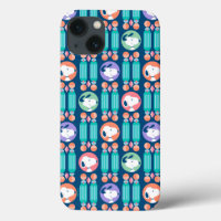 Peanuts | Snoopy Dark Blue Deco Dreams Pattern iPhone 13 Case