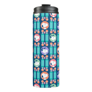 Peanuts   Snoopy Dark Blue Deco Dreams Pattern Thermal Tumbler